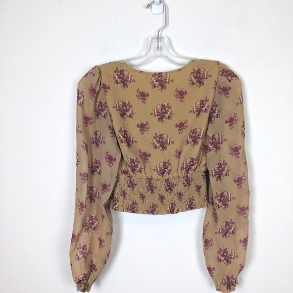 ARITZIA wistful long sleeve ruffled top new w/ tags - Picture 4 of 9